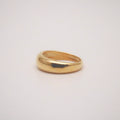 Thin Dome Ring - Waterproof 18k Gold Plated Stainless Steel