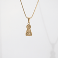 Gold Guanyin Pendant Necklace – Hypoallergenic 316L