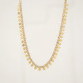 Gold Sequin Fringe Necklace
