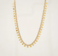 Gold Sequin Fringe Necklace - Waterproof Tarnish-Free