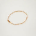 Gold tennis bracelet