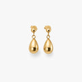 Gold Teardrop Dangle Earrings | Waterproof & Hypoallergenic