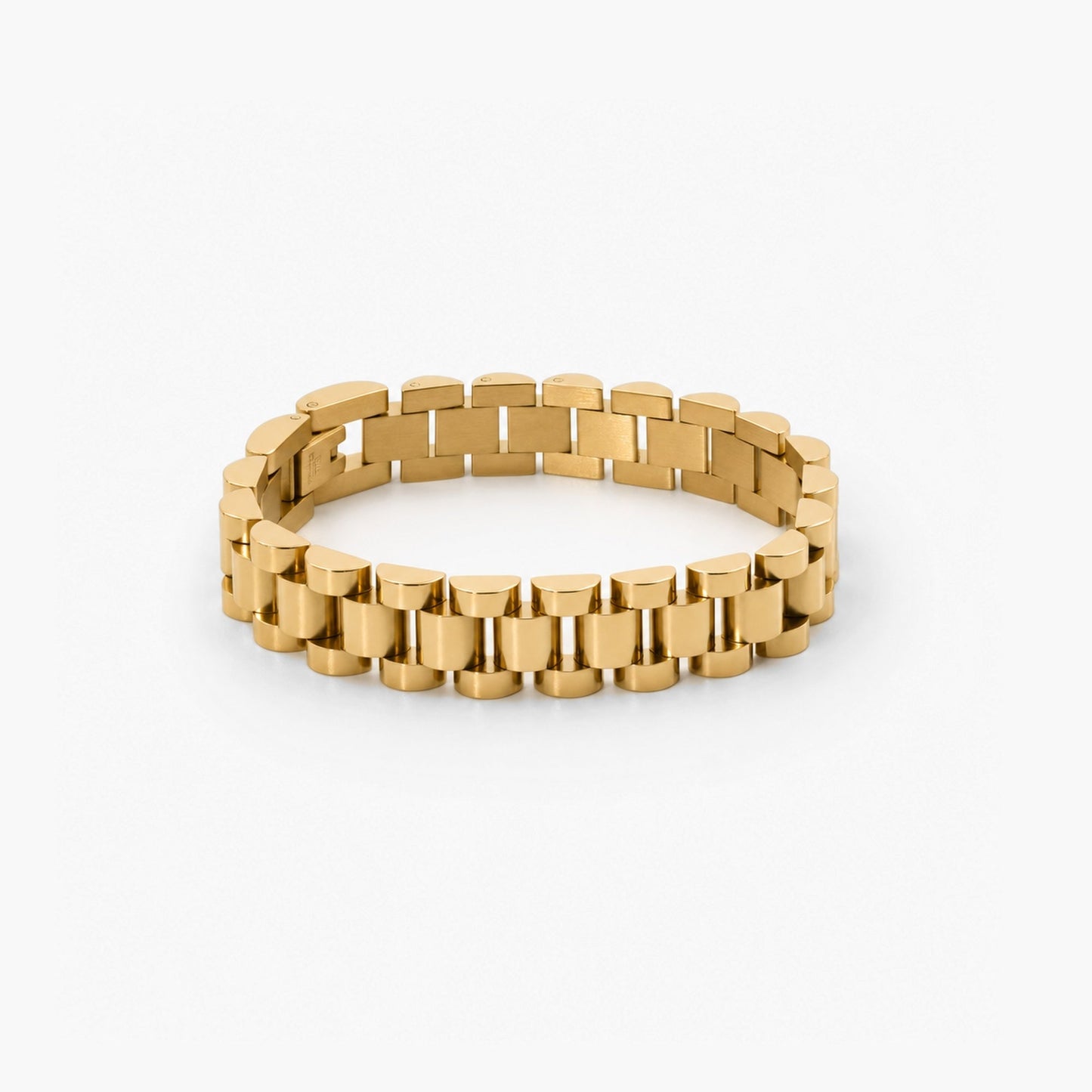 Gold Watch Strap Bracelet