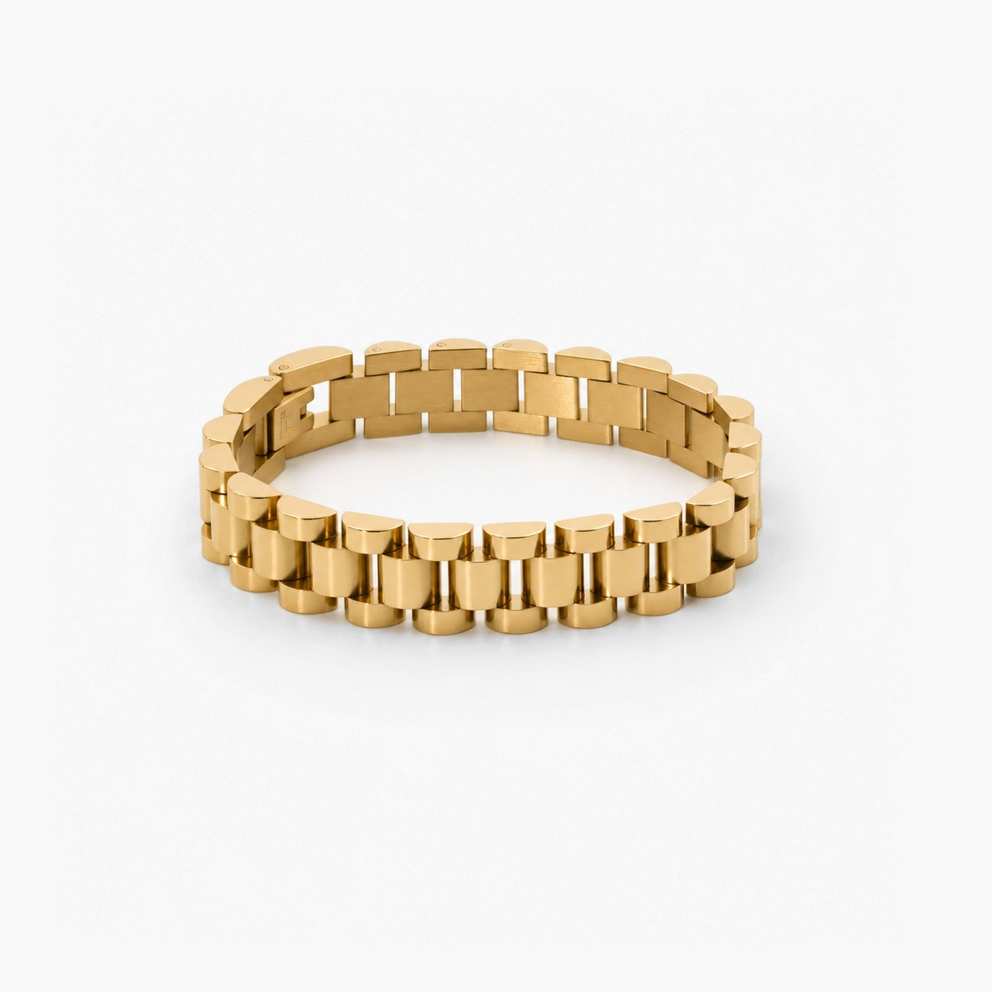 Gold Watch Strap Bracelet