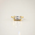 Meideya Jewelry Half Frame Gem Ring