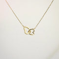 meideya jewelry heart to heart necklace
