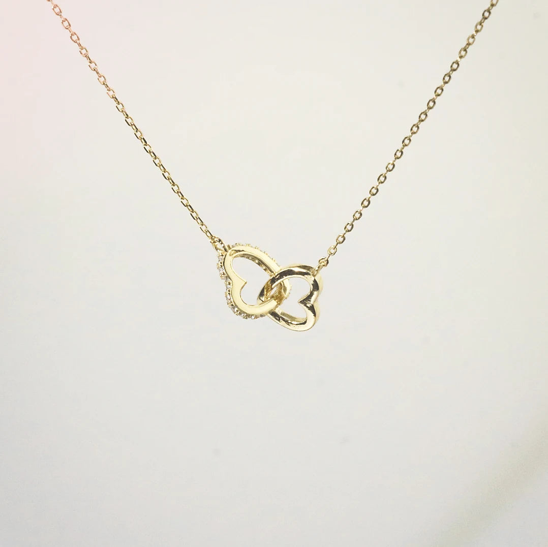 meideya jewelry heart to heart necklace