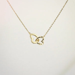 meideya jewelry heart to heart necklace