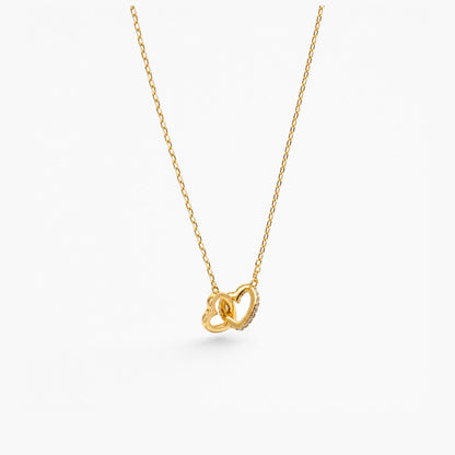 Heart to heart necklace