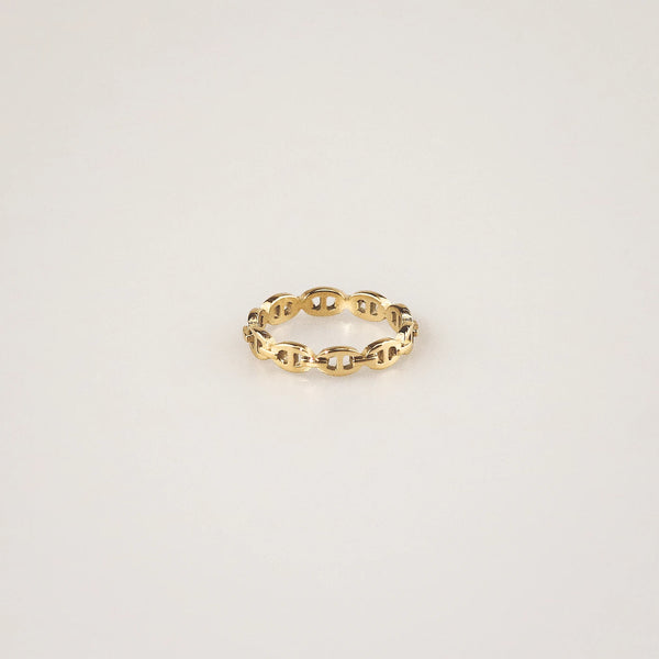 Waterproof Tarnish-Free Gold Stackable Band Ring