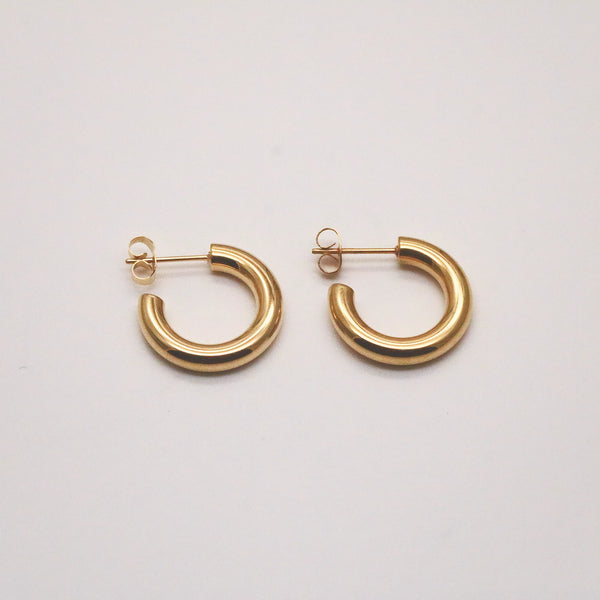 Hope Small Hoop Earrings 20mm - Hypoallergenic 316L