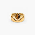 Hugo Ring - Tigers Eye | Waterproof Stainless Steel Ring