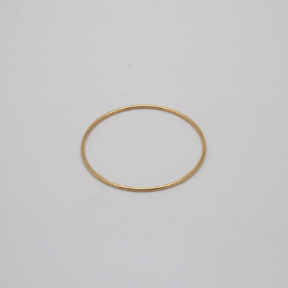 Kyle Bangle Bracelet, waterproof 18k gold-plated stainless steel