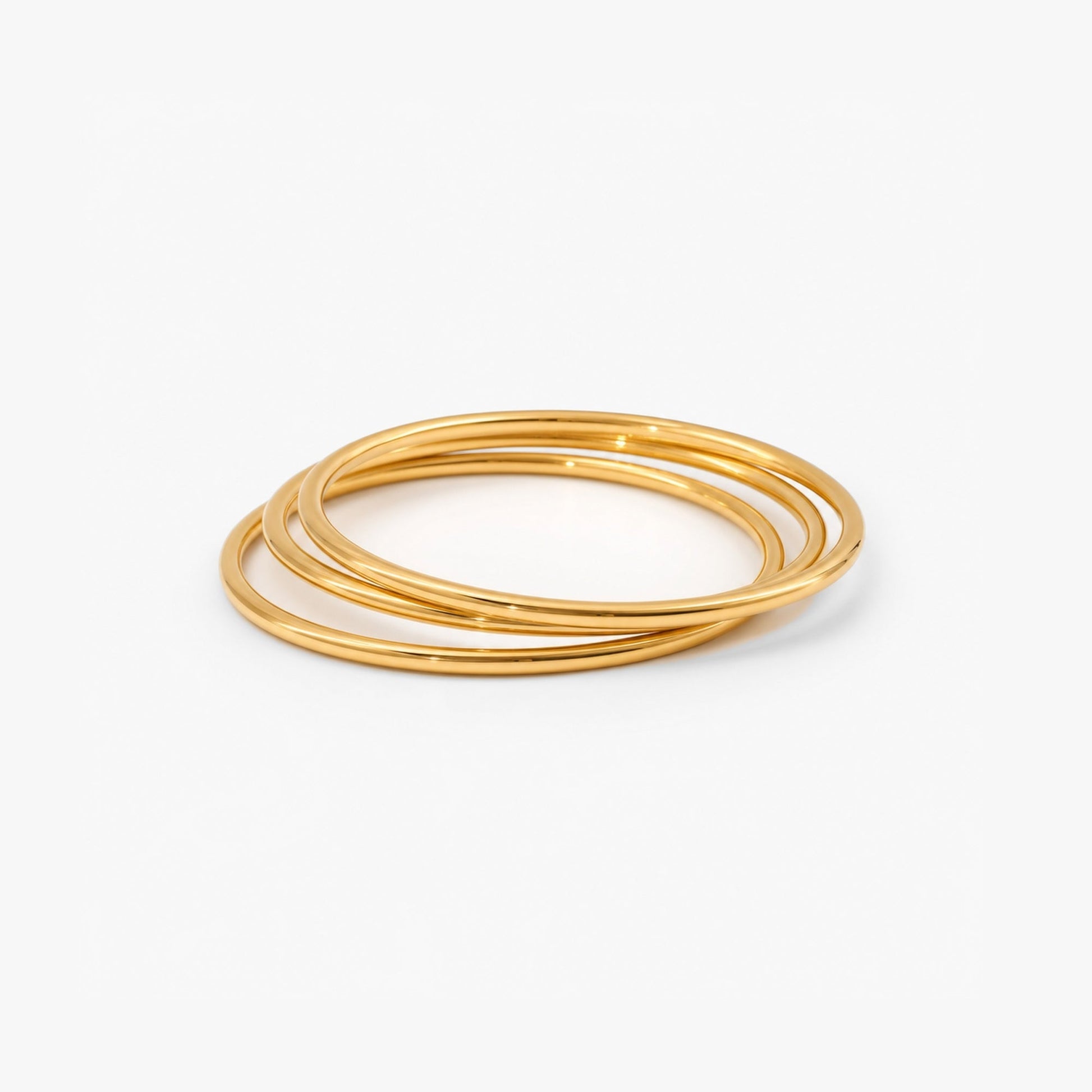 gold thin bangle bracelet 