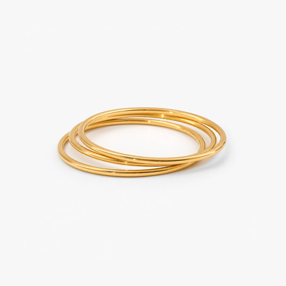 gold thin bangle bracelet 