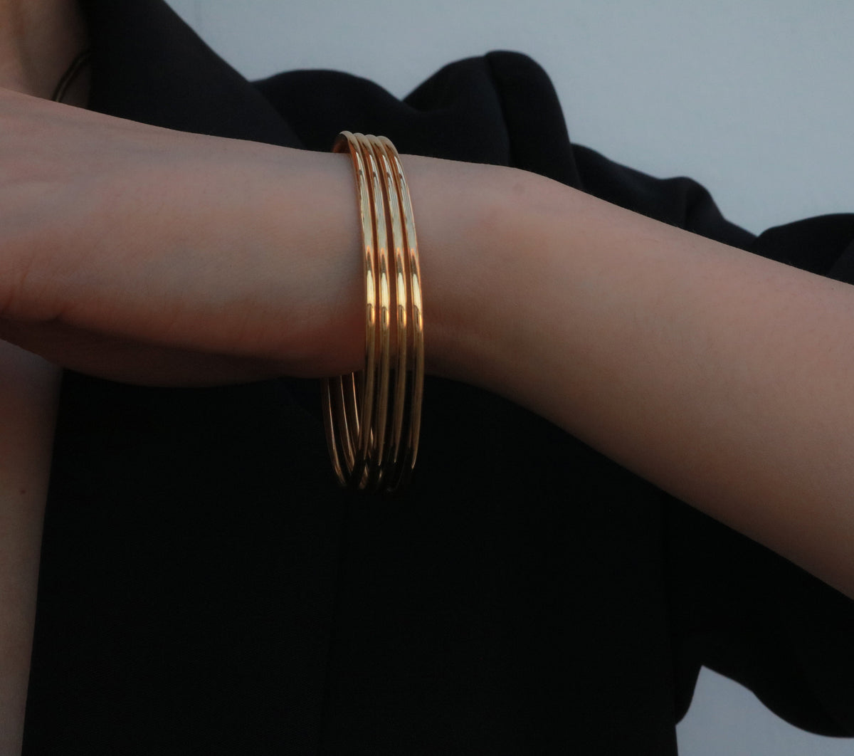 gold bangle bracelet