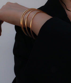 gold thin bangle bracelets