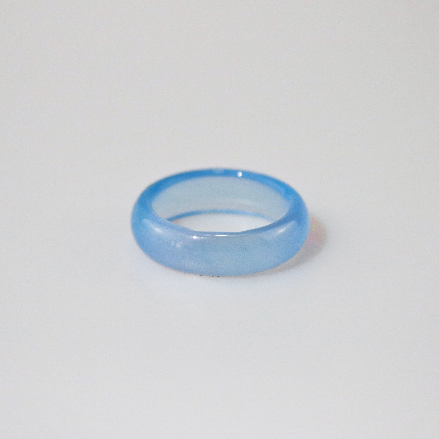 Blue Jade Band Ring