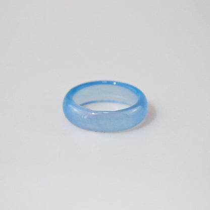 Blue Jade Band Ring
