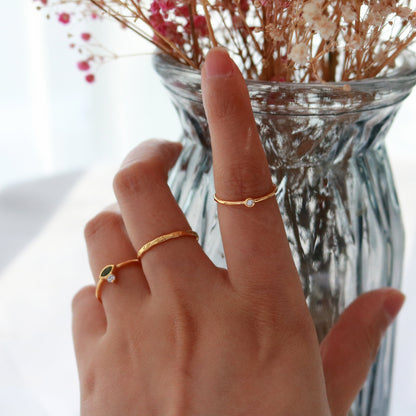 Hand with sun ring