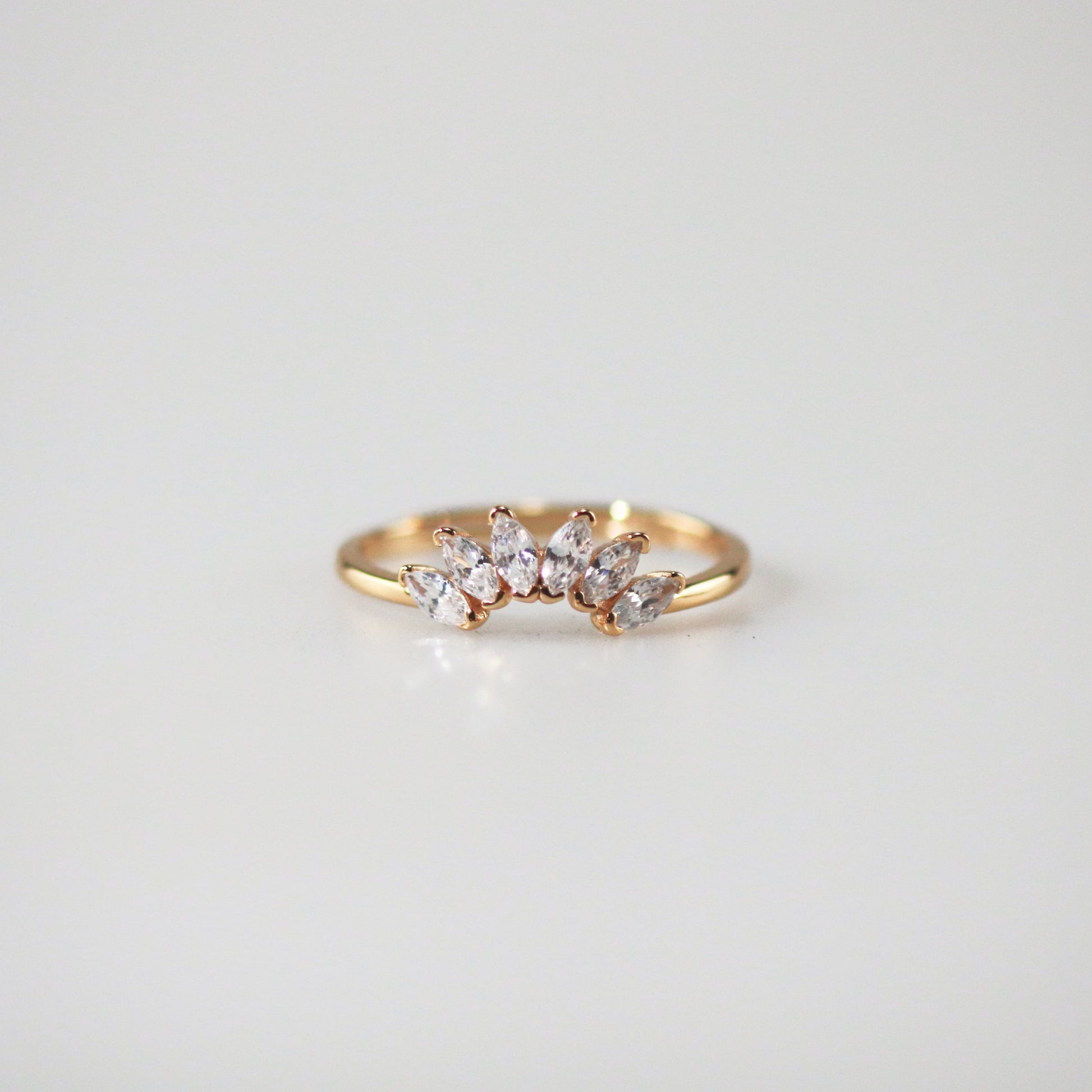 Contour Gemstone Band Ring