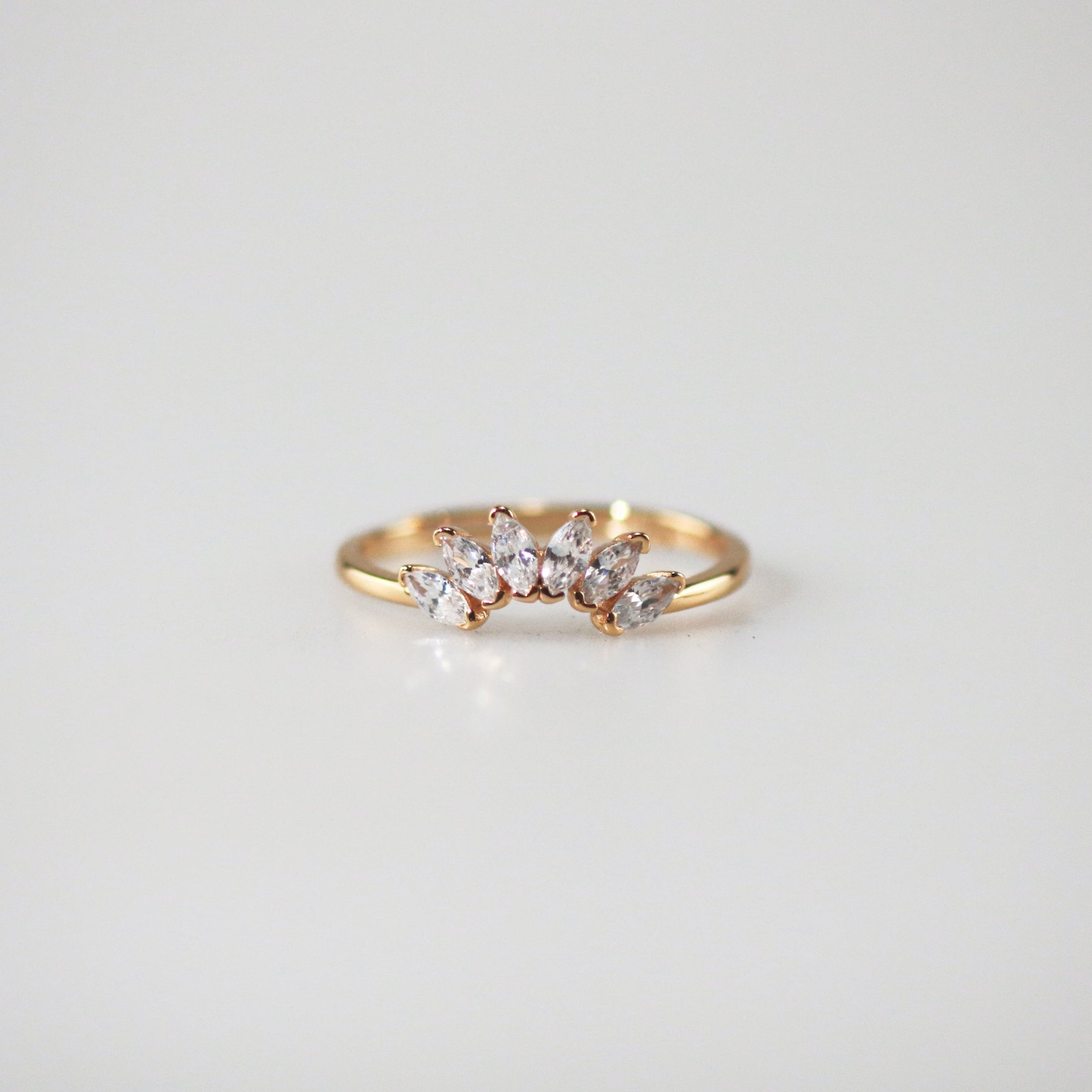Contour Gemstone Band Ring