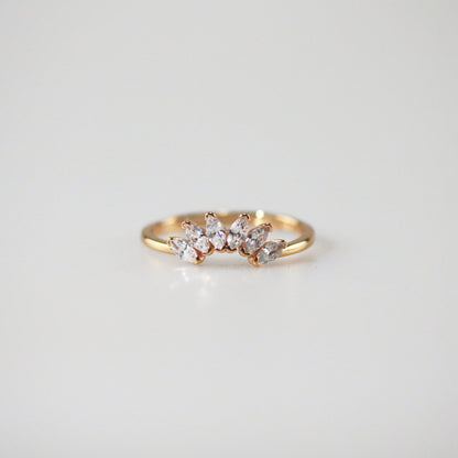 Contour Gemstone Band Ring