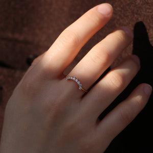 Meideya Jewelry Arch Band Ring