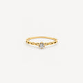 Dainty Sparkle Ring — Waterproof Gold