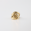 Interwoven Chunky Band Ring — Waterproof Gold Stainless Steel