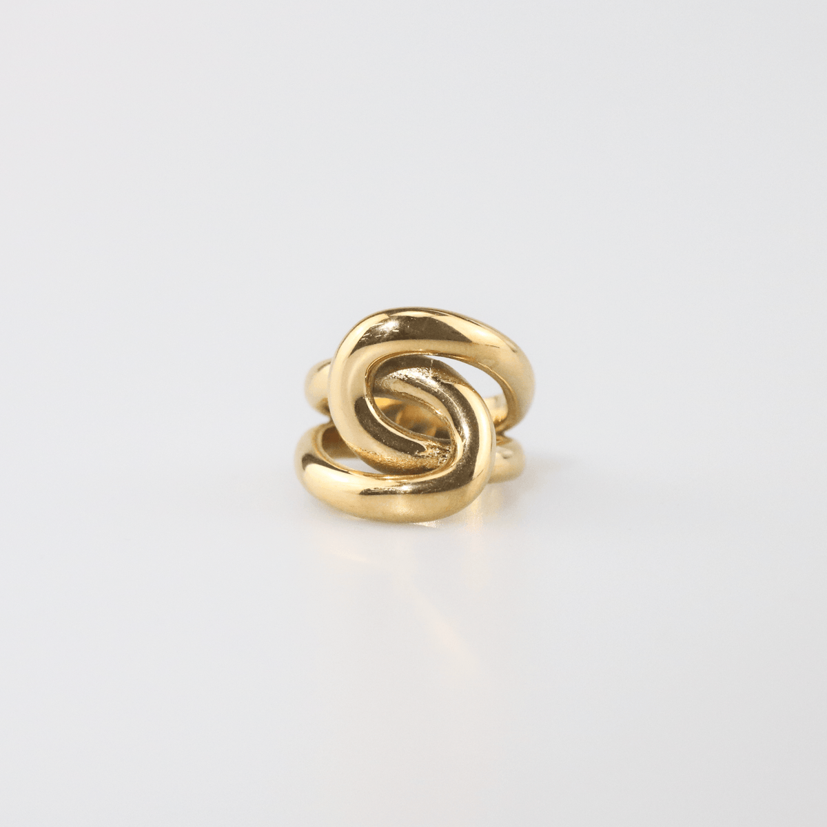 Interwoven Chunky Ring