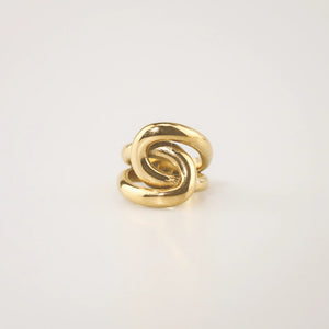 Interwoven Chunky Ring