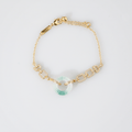 Jade Donut Pave Link Bracelet