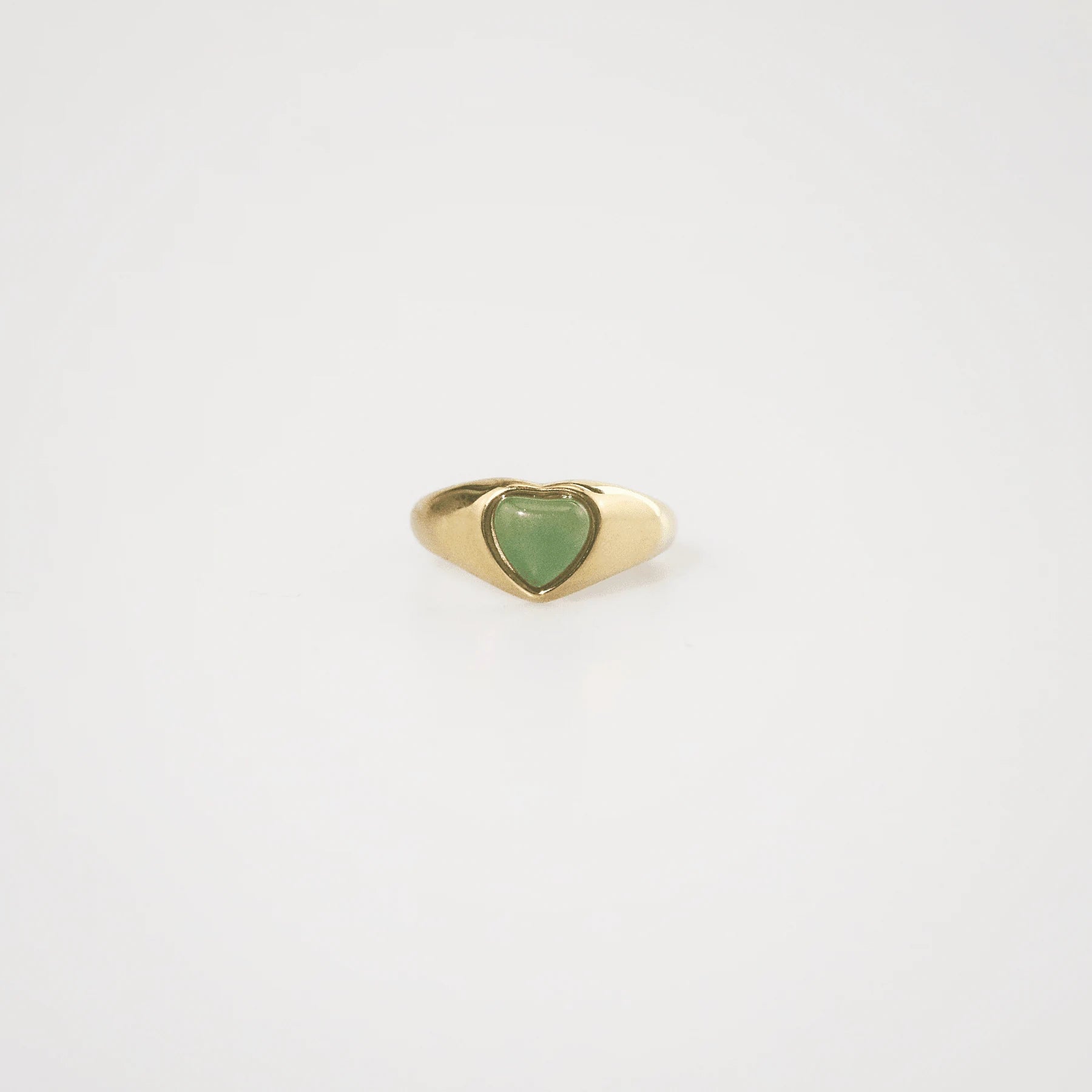 Jade Heart Ring