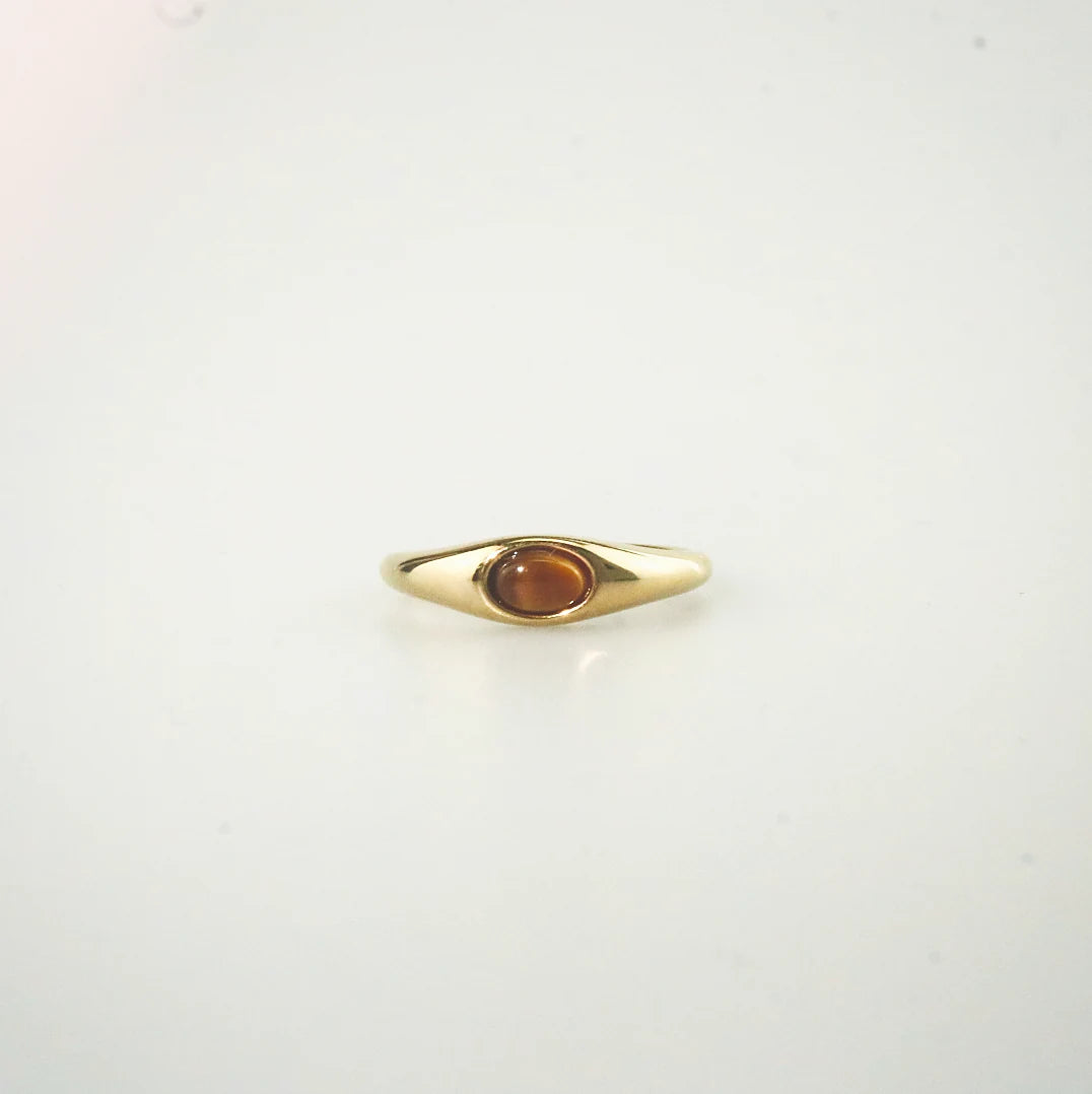 tigers eye ring