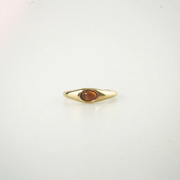 Tiger's Eye Statement Ring – Hypoallergenic 316L