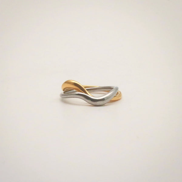 Love Wave Ring - Waterproof 18k Gold Plated