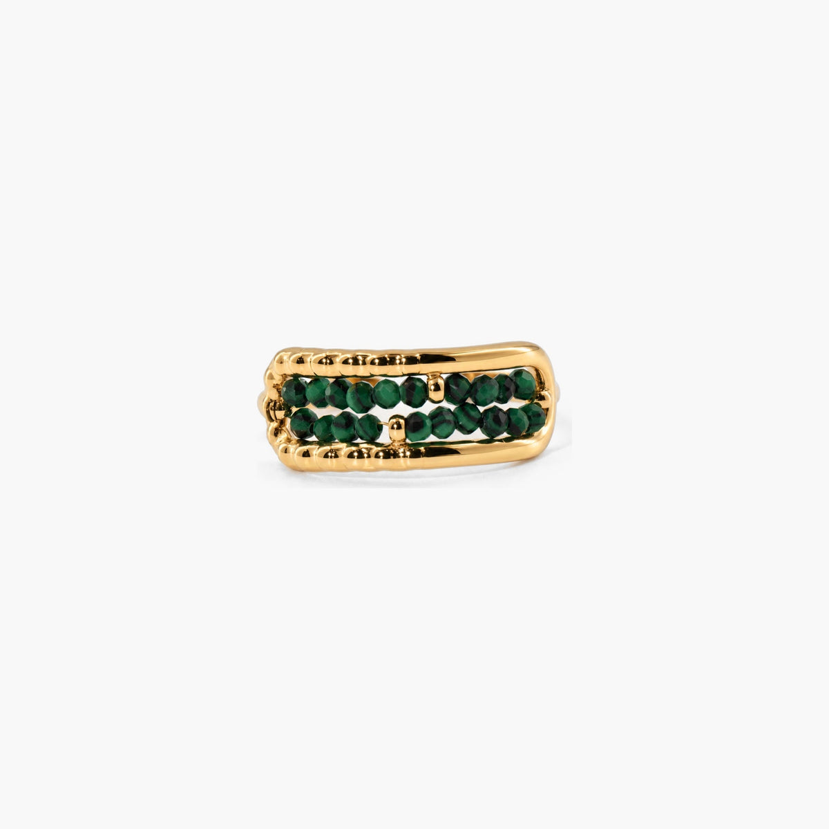 malachite ring