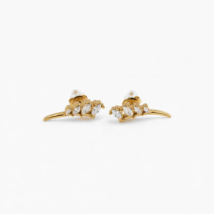 Diamond ear climber