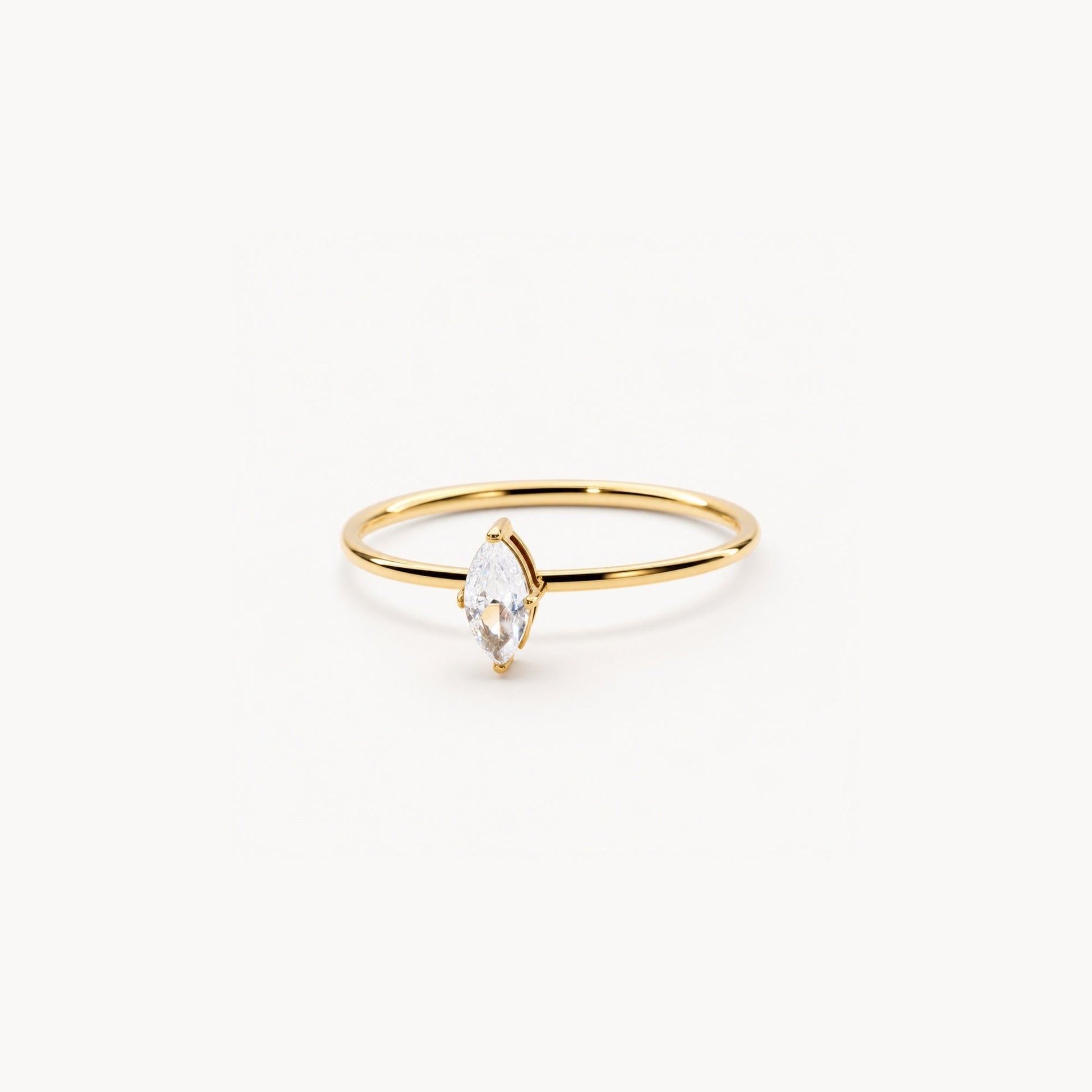 Marquise Cut Solitaire Ring