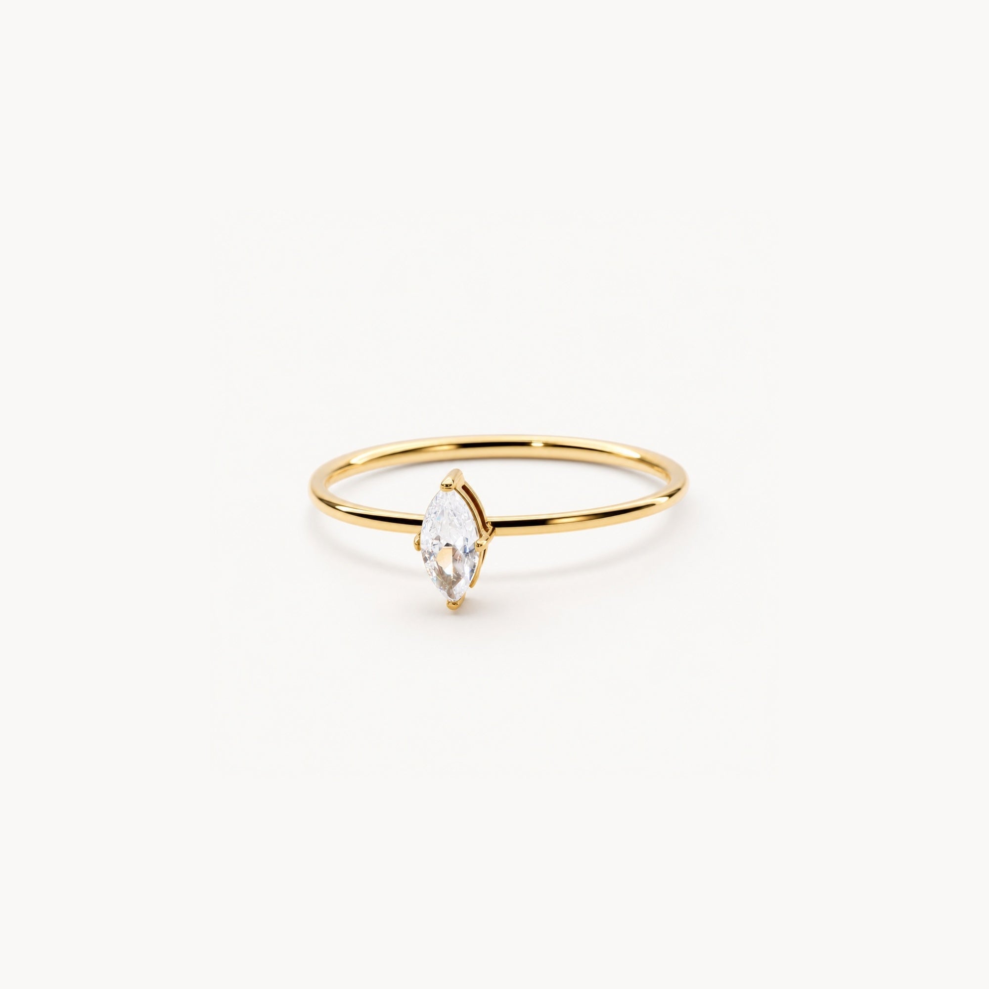 Marquise Cut Solitaire Ring