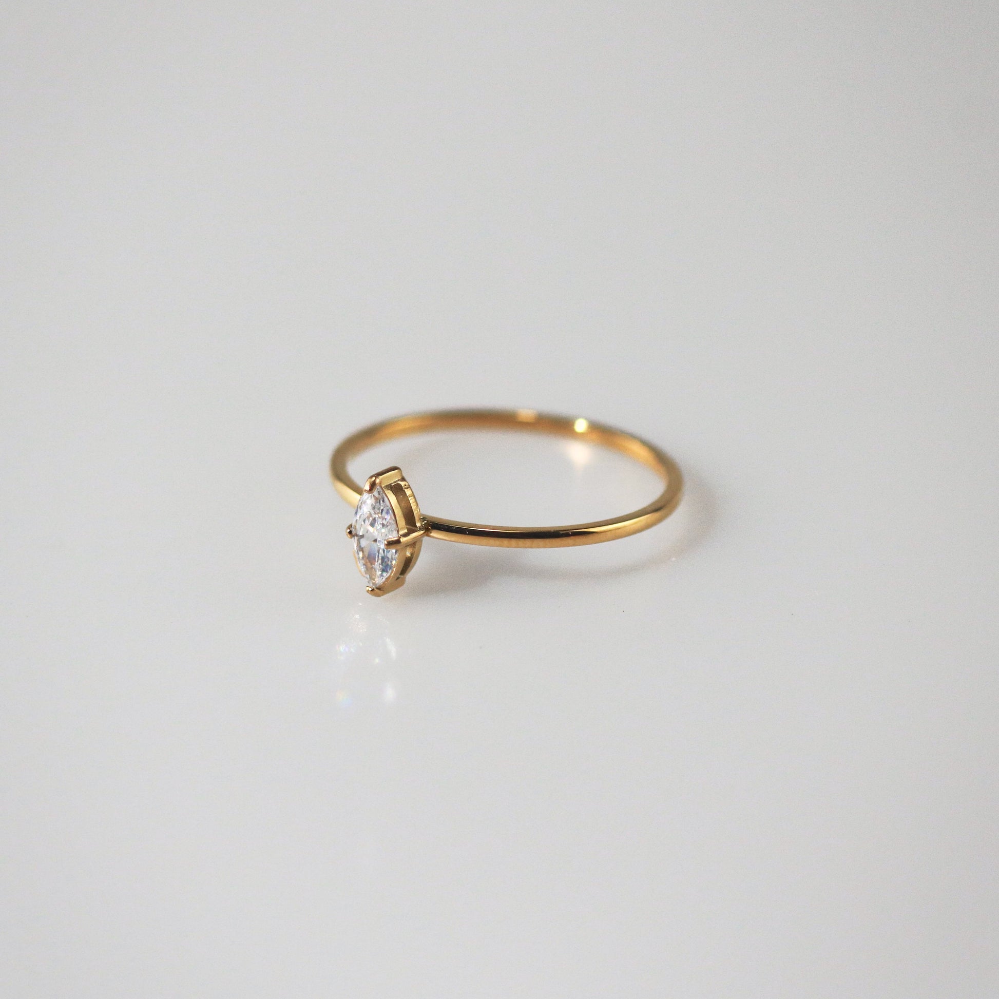 Marquise Cut Solitaire Ring