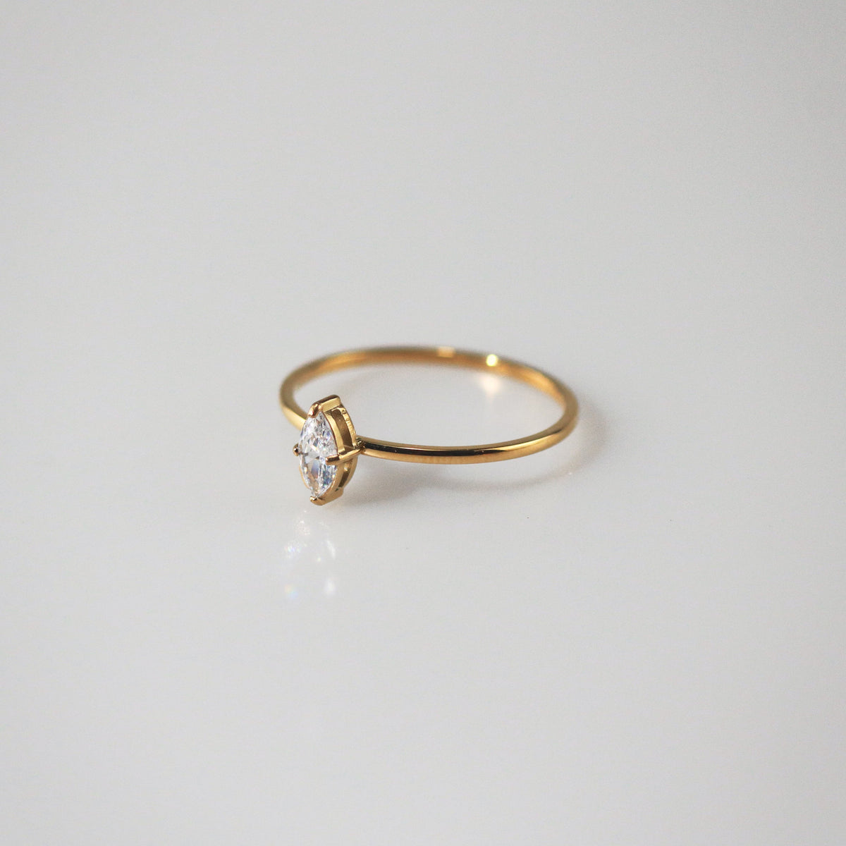 Marquise Cut Solitaire Ring