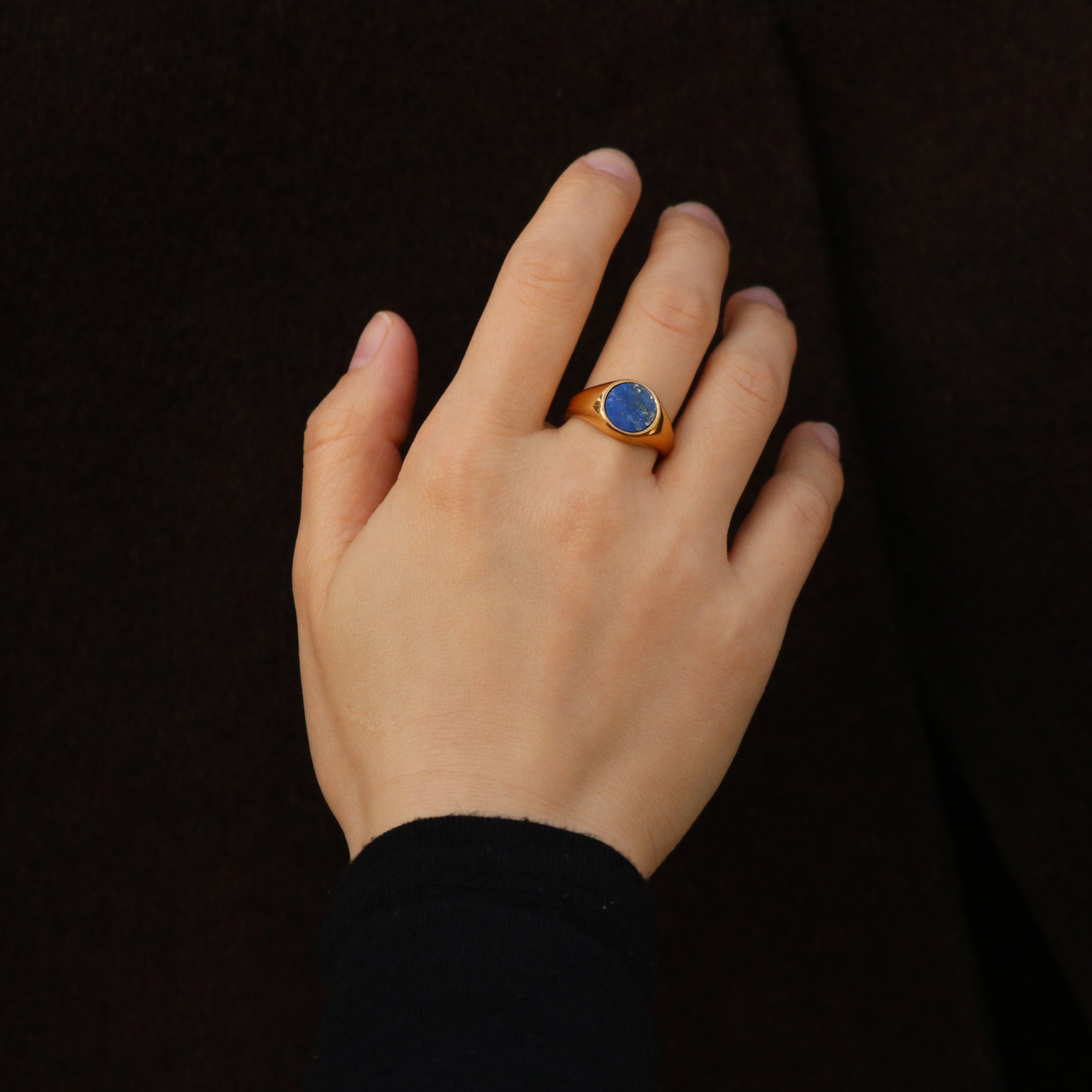 Lapis Lazuli Signet Ring