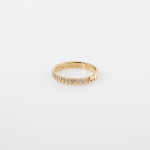 Milgrain Half Eternity Band-Ring