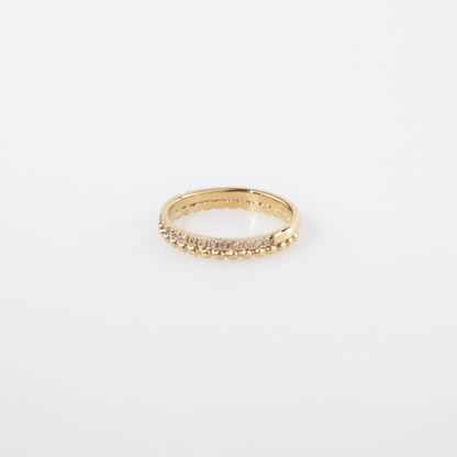 Milgrain Half Eternity Band-Ring