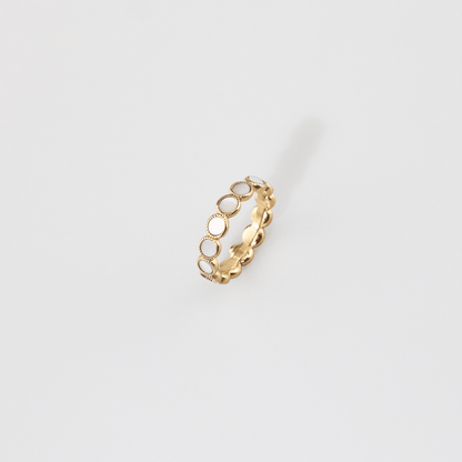 Mother of Pearl-Eternity-Ring