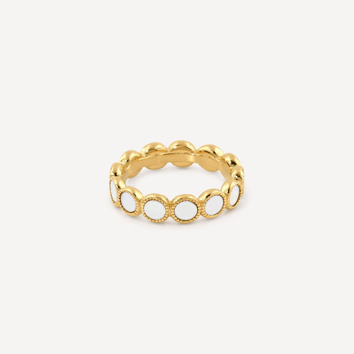 Mother of Pearl Eternity-Ring