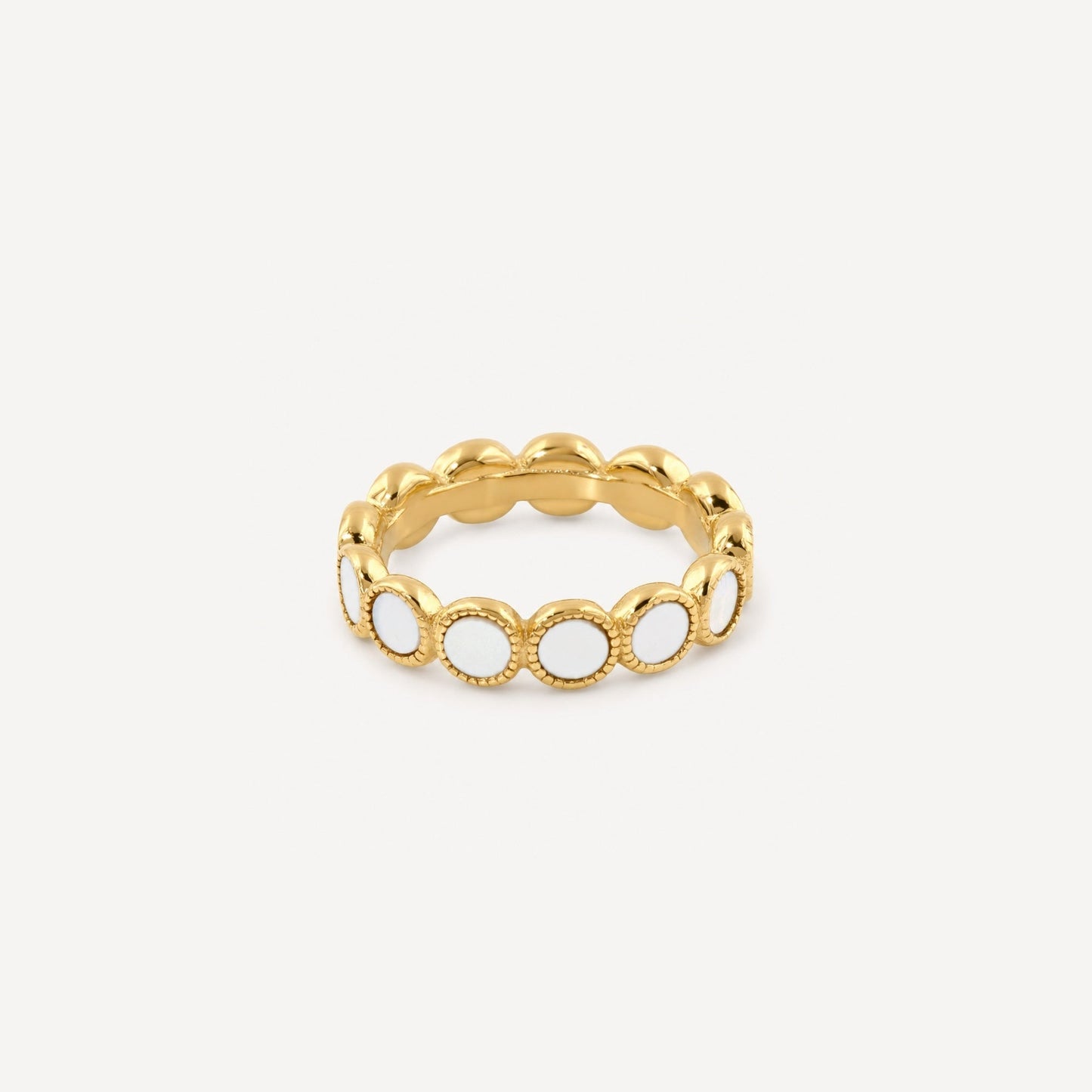 Mother of Pearl Eternity-Ring