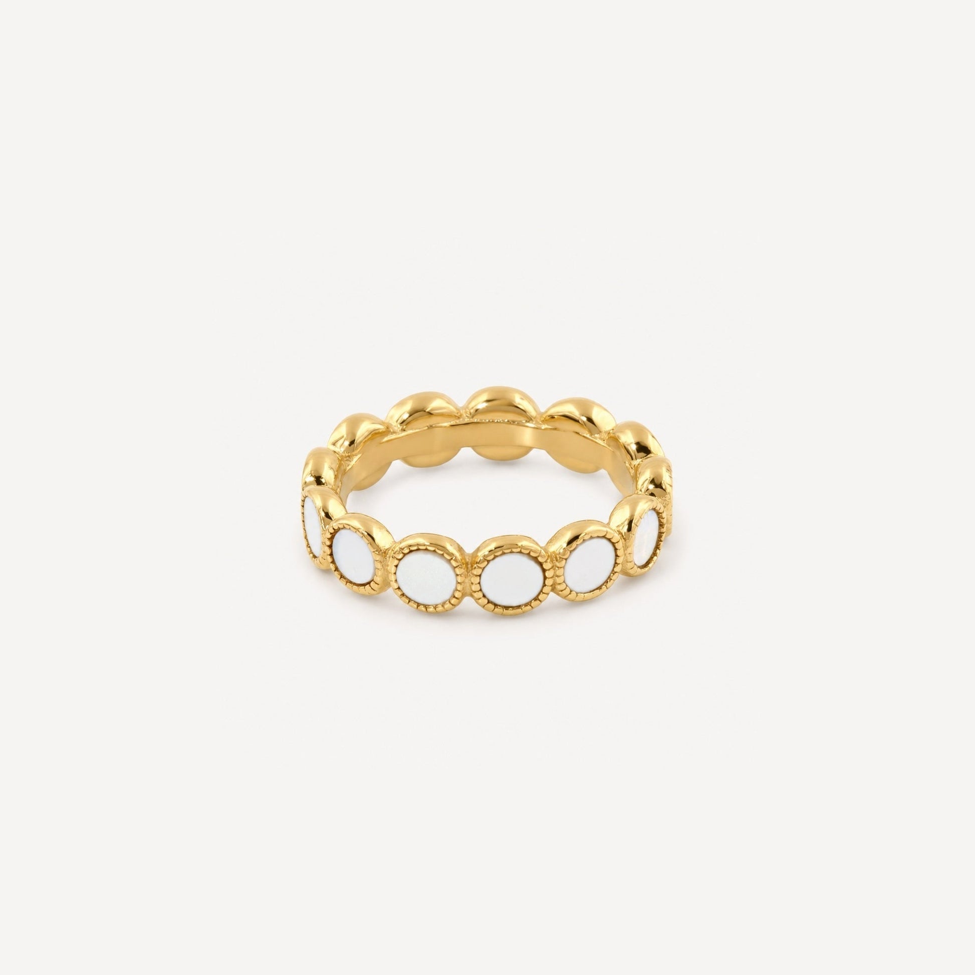 Mother of Pearl Eternity-Ring